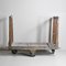 Industrial Mixed Wood Shopping Cart, 1930s, Image 1