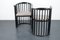 Vintage Armchairs & Table by Josef Hoffmann for Wittmann, 1970s, Set of 3 7