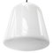 Vintage Industrial White Opaline Milk Glass Pendant Light from Philips, Image 3