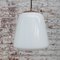Vintage Industrial White Opaline Milk Glass Pendant Light from Philips, Image 5