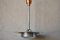 Large Art Deco Glass and Metal Pendant Lamp 4