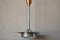 Large Art Deco Glass and Metal Pendant Lamp, Image 4