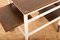 Bar Cart with White Painted Solid Wood Frame 4