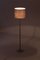 Schwedische moderne Stehlampe aus Messing, Seil & Stoff, 1940er 10