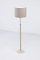 Schwedische moderne Stehlampe aus Messing, Seil & Stoff, 1940er 2