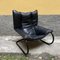 Side Chair in Black Leather from Cinova 1