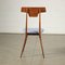 Beech, Mahogany, Fabric & Foam Chairs, Italy, 1950s or 1960s, Set of 4 8