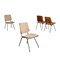 Schichtholz Stühle von Osvaldo Borsani für Tecno, 1950er oder 1960er, 4er Set 1