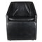 Black Leatherette Armchair, 1980s, Image 1
