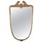 Miroir Mid-Century en Bois Doré, Italie, 1950s 1