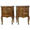Small Italian Lacquered Commodes, 19th-Century, Set of 2 1