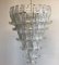 Lámpara de araña de cristal de Murano, años 80, Imagen 6