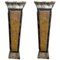 Italian Inlaid Marble Bases or Pedestals, Set of 2 1