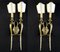 Mid-Century Brass Sconces or Wall Lights, Italy, 1940s, Set of 2, Image 2