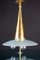 Round Crystal and Brass Chandelier by Max Ingrand for Fontana Arte, 1940s, Image 8