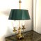 French Empire Gilt Bronze Two-Arm Bouillotte Lamps or Table Lamps, 1815, Set of 2 3