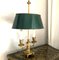 French Empire Gilt Bronze Two-Arm Bouillotte Lamps or Table Lamps, 1815, Set of 2, Image 3