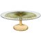 Giltwood and Painted Palm Sculptural Dining or Center Table, Italy, 1970s 1