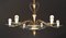 Italian Chandelier in the style of Pietro Chiesa for Fontana Arte, 1940s, Image 5