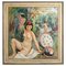 Post- Impressionist Venetian Nude Painting the Bathing Nymphs Signed Seibezzi 1940 1
