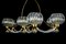 Art Deco Brass Mounted Murano Glass Chandelier by Ercole Barovier, 1940, Image 10