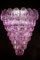 Grand Lustre Coquillage en Verre de Murano Rose, 1980s 6