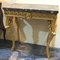 18th-Century Italian Carved Giltwood Console Table, 1770s 7