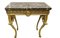 18th-Century Italian Carved Giltwood Console Table, 1770s, Image 8