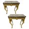 18th-Century Italian Carved Giltwood Console Table, 1770s 1