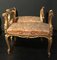 19th Century Italian Giltwood Window Bench 2