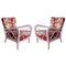 Mid-Century Italian Pink Armchairs in the Style of Paolo Buffa, 1950s 1