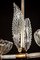 Lámparas colgantes Art Déco de cristal de Murano y latón de Barovier. Juego de 2, Imagen 3