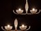 Lámparas colgantes Art Déco de cristal de Murano y latón de Barovier. Juego de 2, Imagen 5