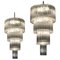 Italian Murano Glass Tronchi Chandeliers, Set of 2 1