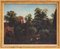 Huile sur Toile Paysage Romain du 19ème Siècle avec Cadre en Bois Doré, 1830 6