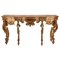 18th Century Italian Giltwood Console Table 1