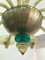 Murano Chandelier in Amber and Emerald Hand Blown Glass, 1960 3