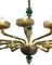 Murano Chandelier in Amber and Emerald Hand Blown Glass, 1960 8