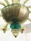 Murano Chandelier in Amber and Emerald Hand Blown Glass, 1960 11