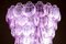 Large Pink Shell Murano Glass Chandelier, 1980 16