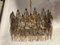 Gray Polyedri Murano Glass Chandelier 10