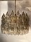 Gray Polyedri Murano Glass Chandelier 4