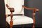 19th Century Italian Walnut Carved Armchairs, Set of 2 4