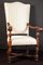 19th Century Italian Walnut Carved Armchairs, Set of 2 3