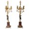 18th Century French Bronze and Gilt Bronze Candelabras, Set of 2 1