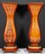 Large 19th Century French Marquetry Inlaid Pedestals, Set of 2, Image 9