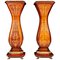 Large 19th Century French Marquetry Inlaid Pedestals, Set of 2 1