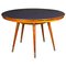 Mid-Century Blue Top Dining or Center Table, Image 1