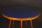 Mid-Century Blue Top Dining or Center Table 4