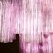 Lampadario Tronchi in vetro di Murano rosa di Toni Zuccheri per Venini, anni '70, Immagine 6